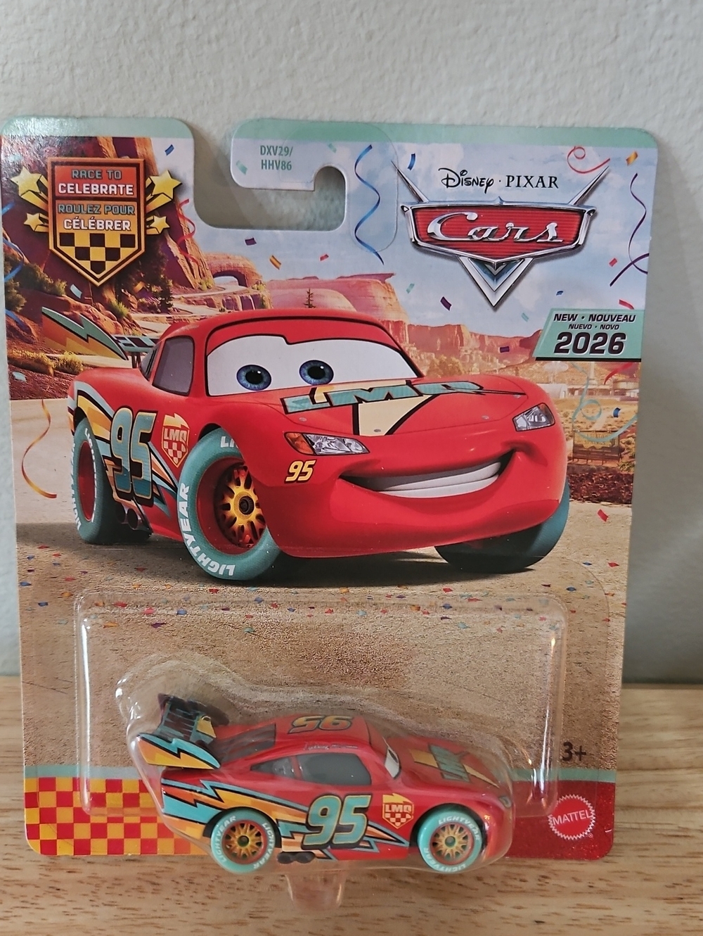Disney Pixar Cars Race to Celebrate Lightning McQueen #95 (2026 Release) NIP